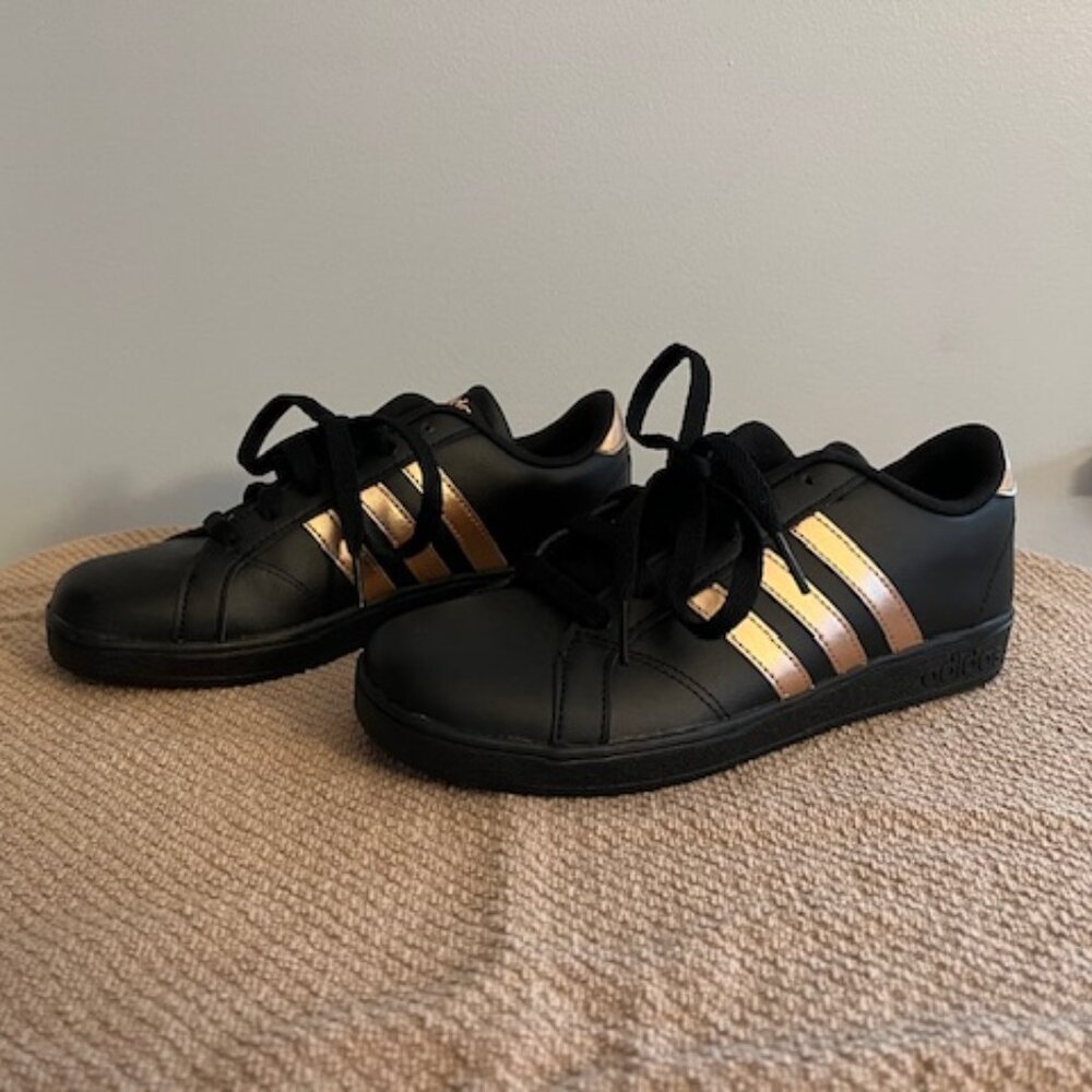 Black & Copper Adidas Sneakers